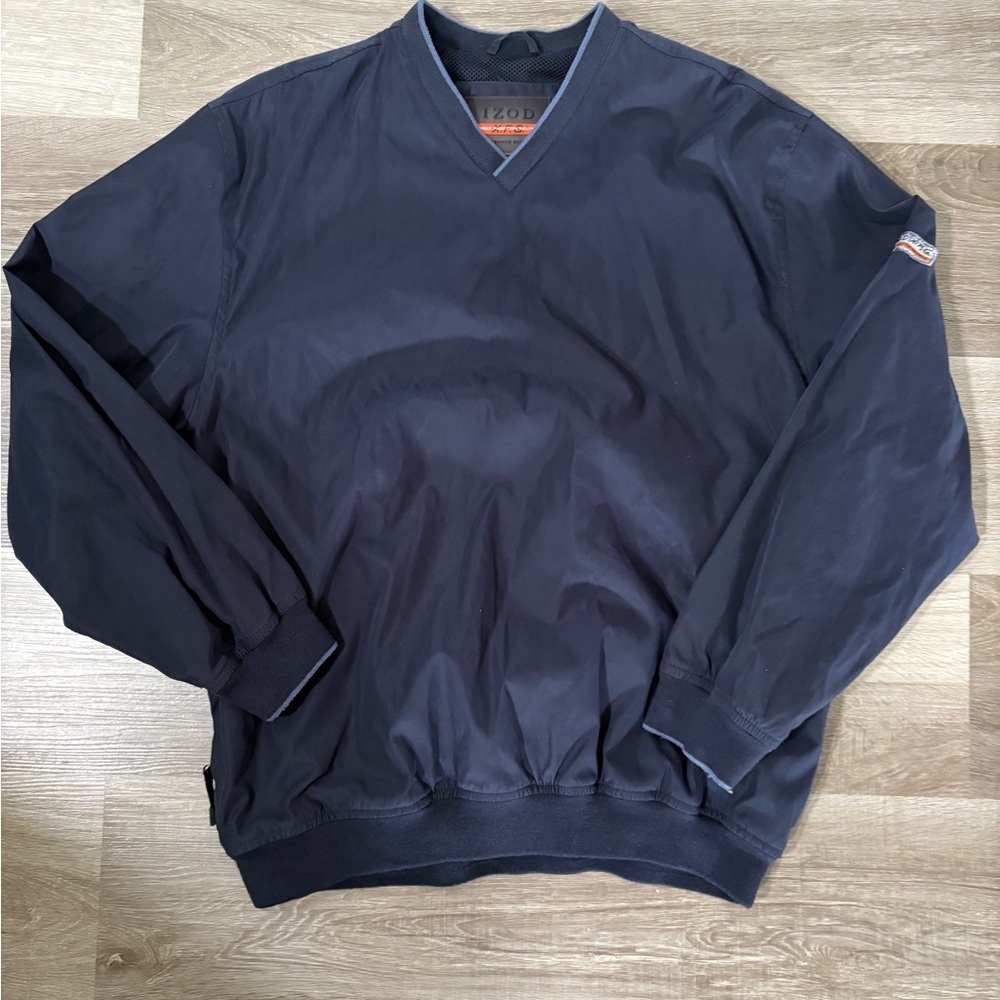 Izod Men's Dark Blue V-Neck Sweater